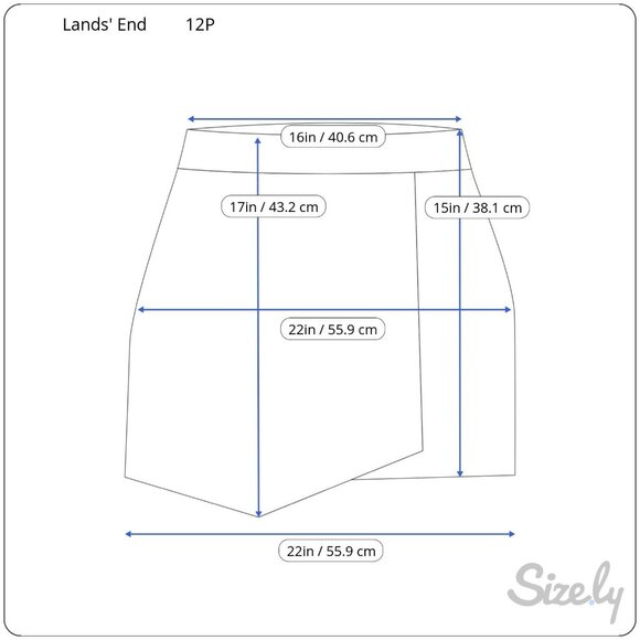 Lands' End Floral Multicolor Pockets Belt Loops Skort Women's Sz 12P - Picture 12 of 12